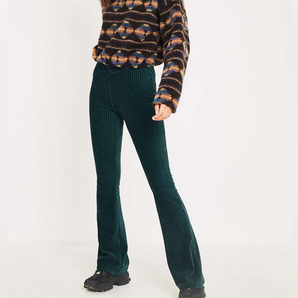 Urban Outfitters velvet rib flare pant size small